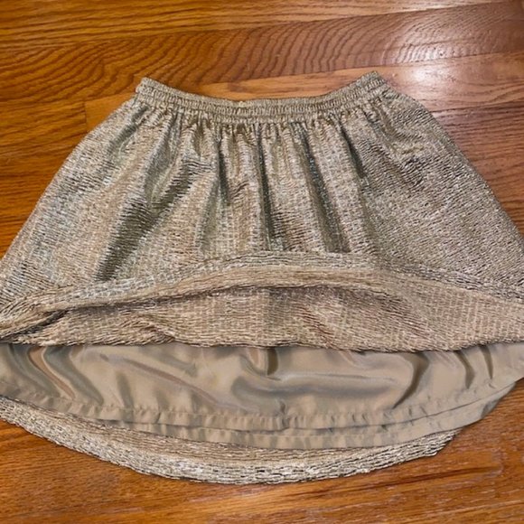 ruby and bloom girls skirt sparkly gold - size 10/12 - Picture 6 of 7